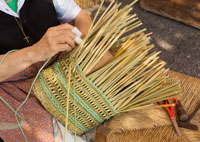 Learn basket making in one of our wonderful classes.